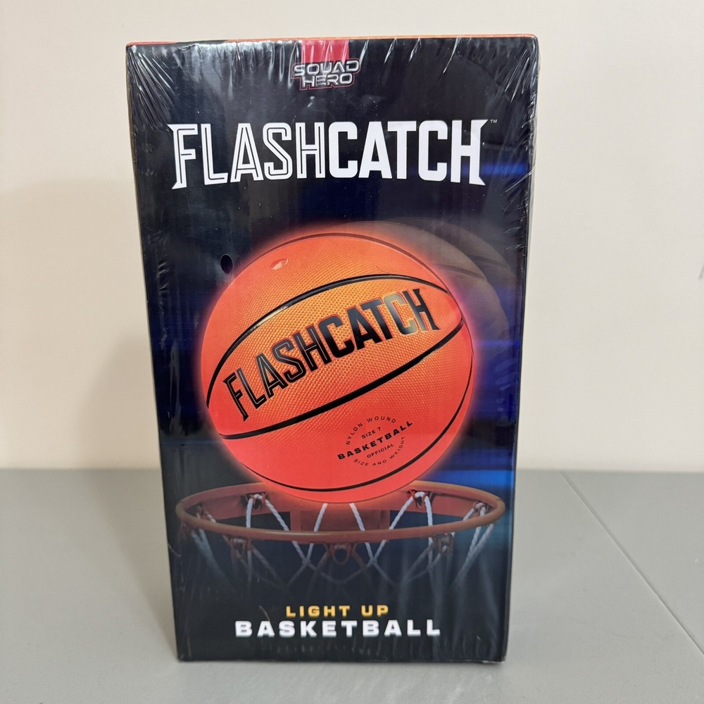 Squad Hero FlashCatch Light Up Basketball Glow In The Dark #7 Official Size
